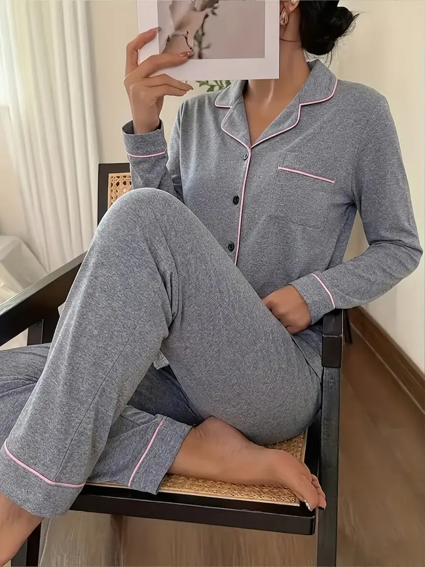 Women's Long Sleeve Pajama Set
