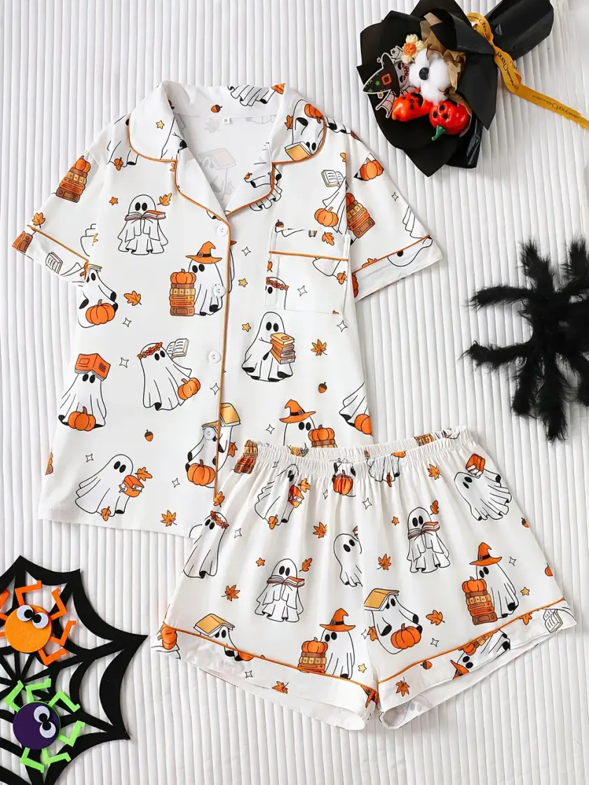 Women's Short Sleeve Pajama Set