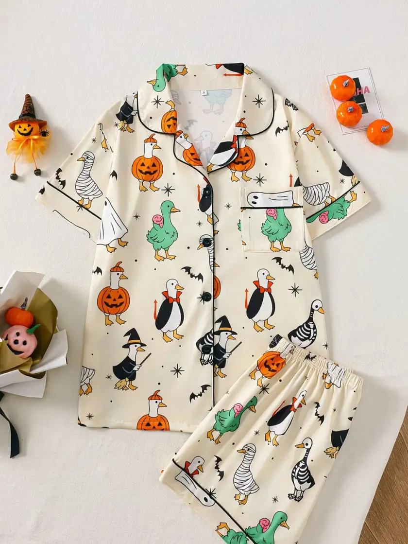 Women's Short Sleeve Pajama Set