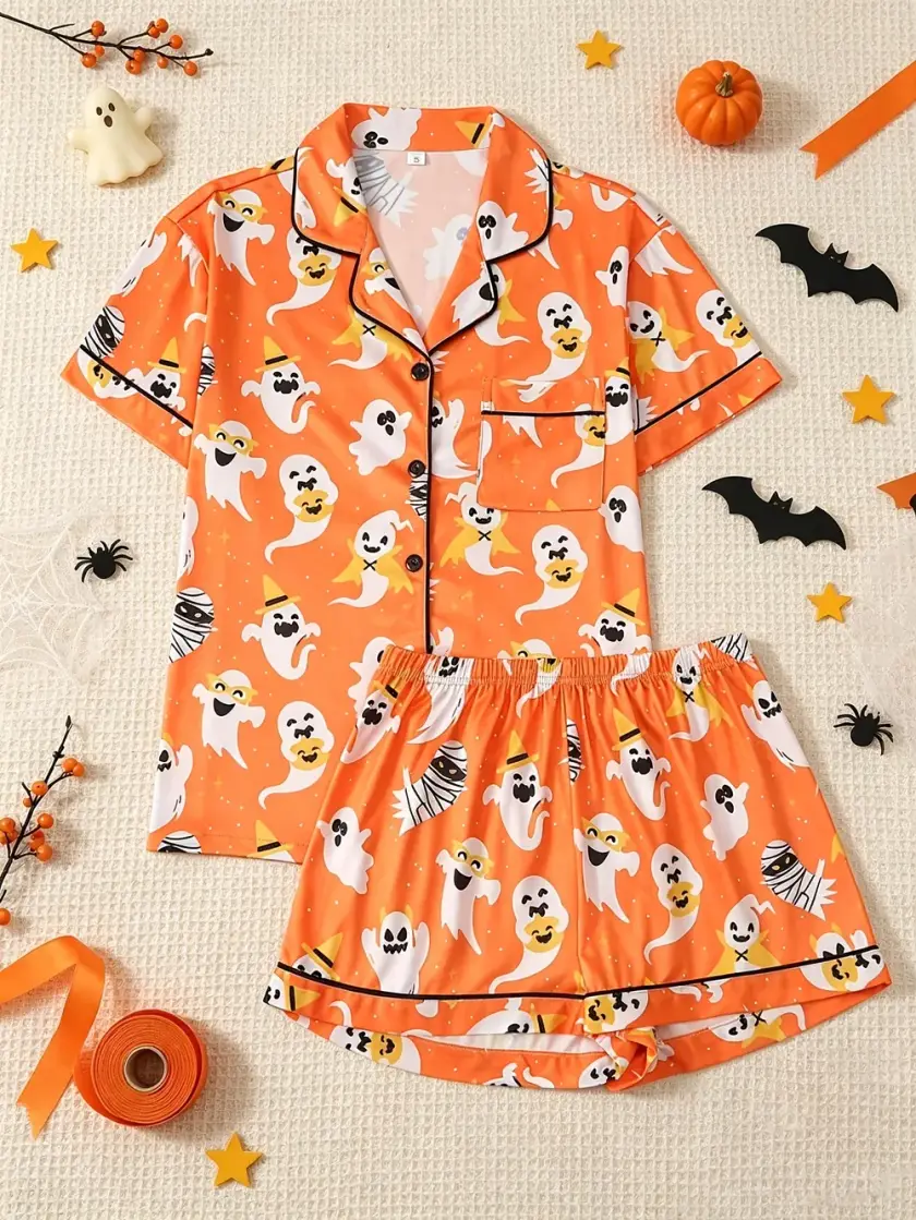 Women's Short Sleeve Pajama Set