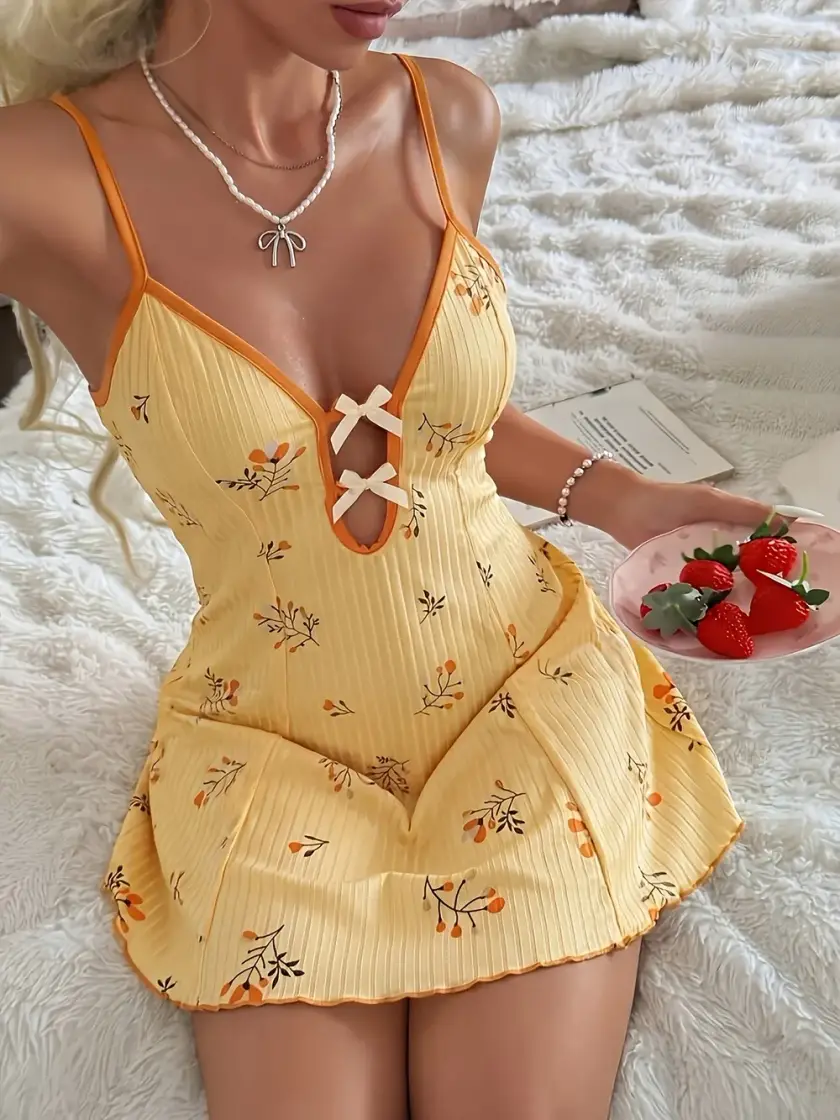 Women's Ribbed Nightdress
