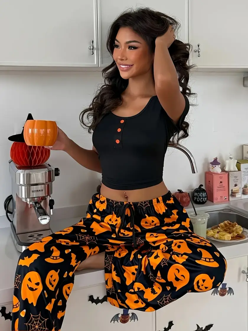 Women's Short Sleeve Pajama Set