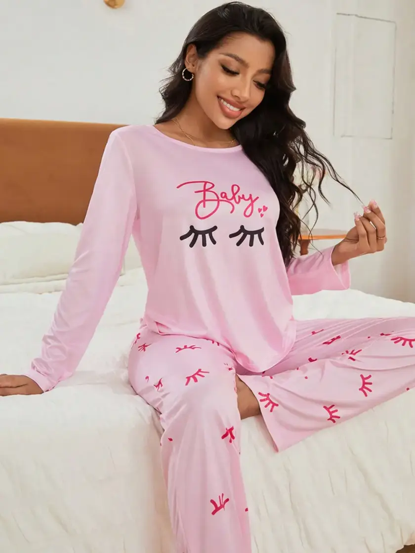 Women's Long Sleeve Pajama Set