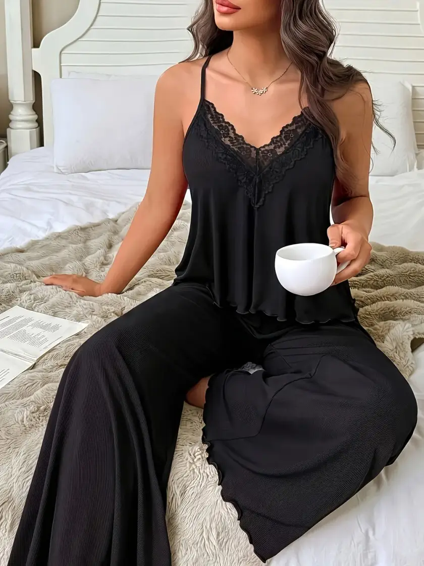 Women's Lace Cami Pajama Set