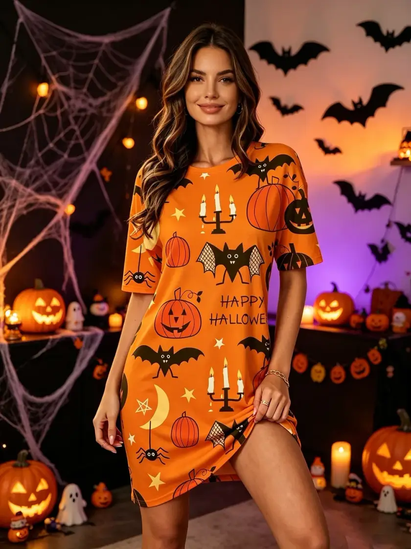 Women's Short Sleeve Nightdress
